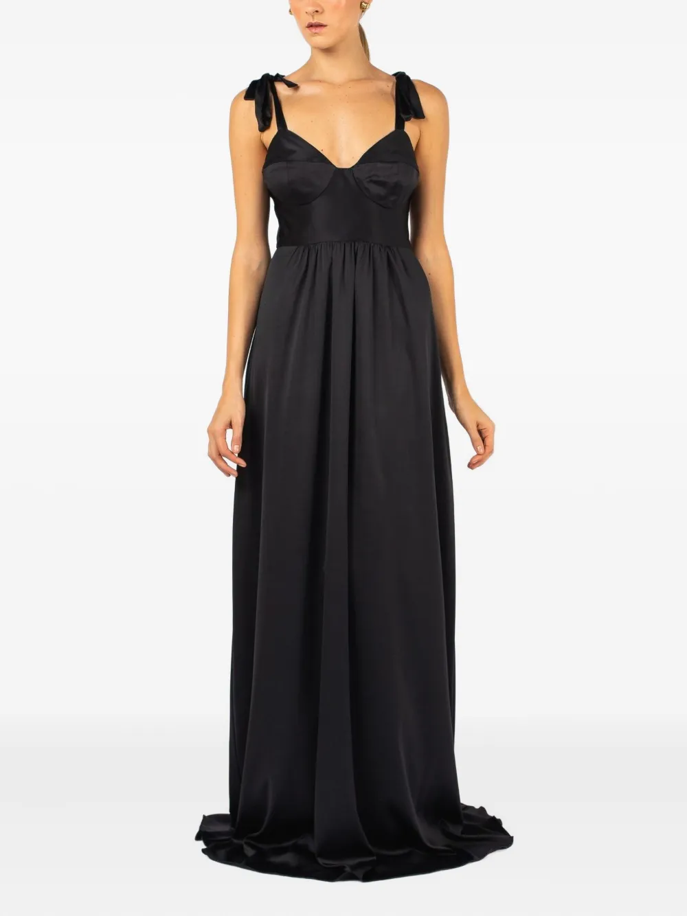 Lethicia Bronstein Beta Maxi Dress In Black