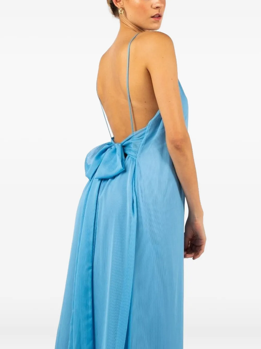 Lethicia Bronstein Orion Maxi Dress In Blue