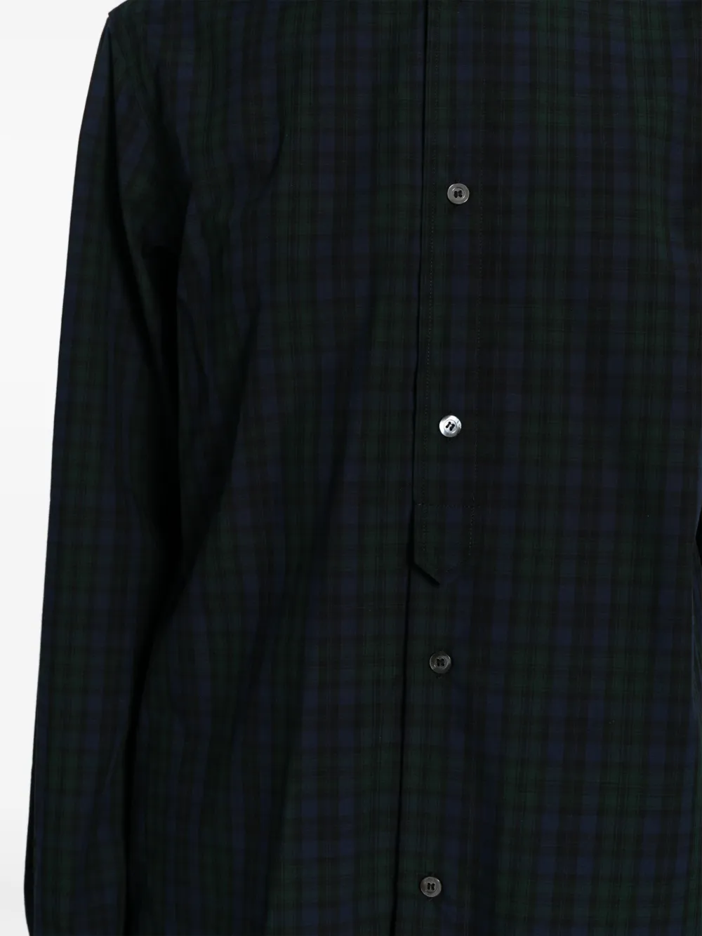 Sofie D'hoore Boyd check-print cotton shirt Blauw