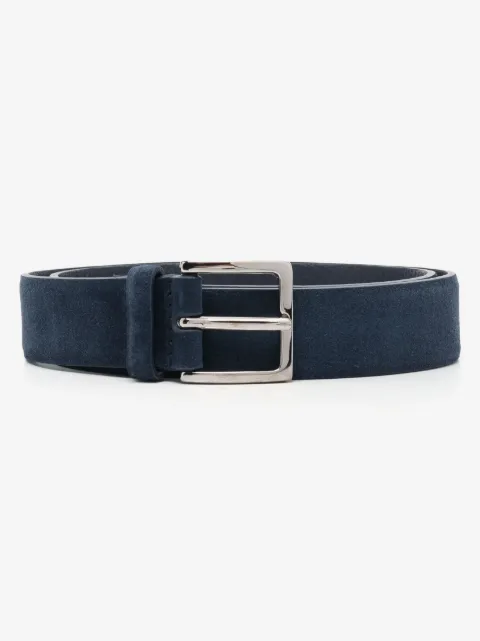 Orciani metal buckle suede belt