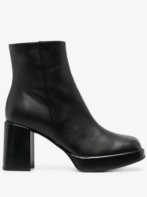 Tod's 80mm square-toe leather boots
