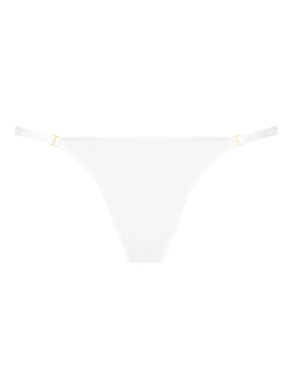 Maison Close Corps à Corps sheer thong | White | Image 1