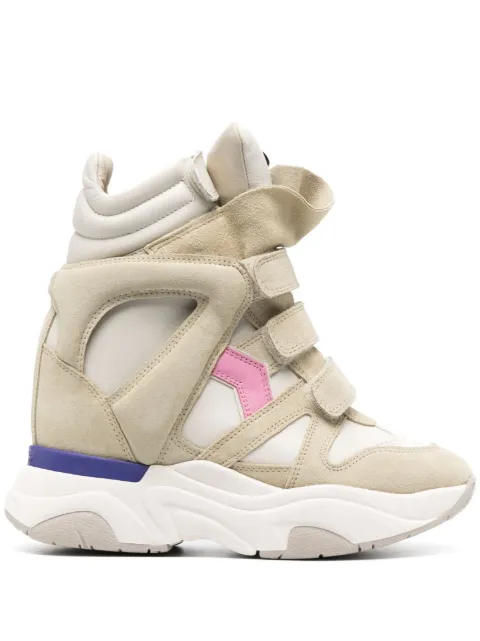 ISABEL MARANT Balskee high-top suede sneakers