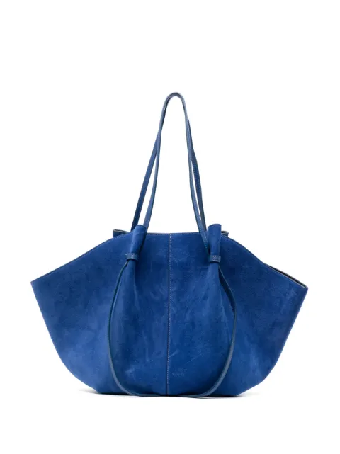 Yuzefi large Mochi suede shoulder bag
