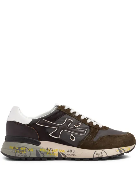 Premiata Mick logo-print suede sneakers 