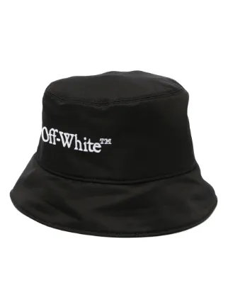 美品✨off-white オフ ホワイト　バケットハット 帽子 ブラック Off-White バケットハット | ブラック | FARFETCH JP