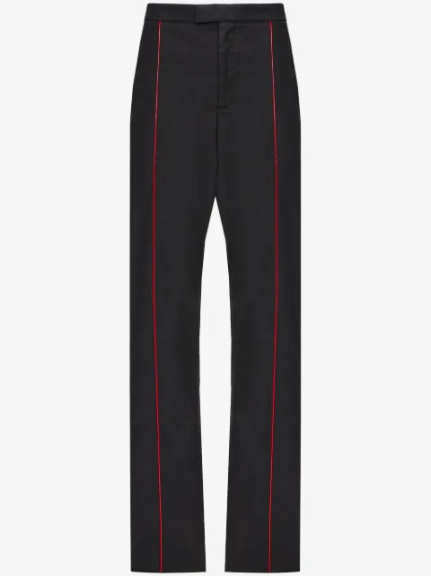 Ferragamo joggingbukser med smalle ben og kontrastdetalje