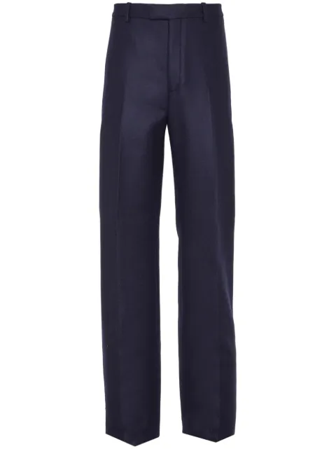 Ferragamo pleated wool tailored trousers