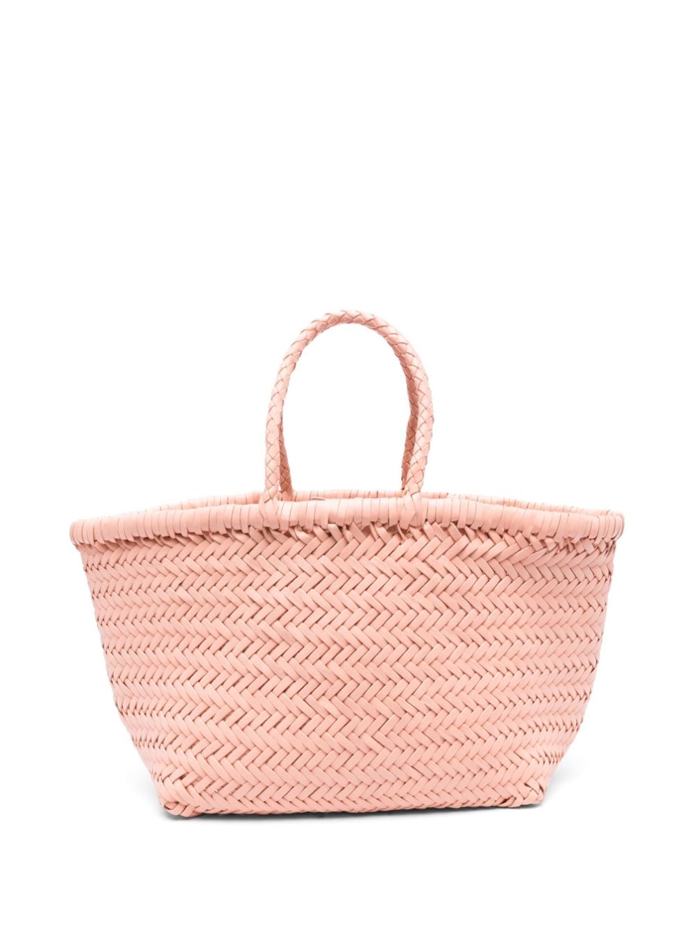 Dragon Diffusion Small Triple Jump Woven Tote Bag In Pink