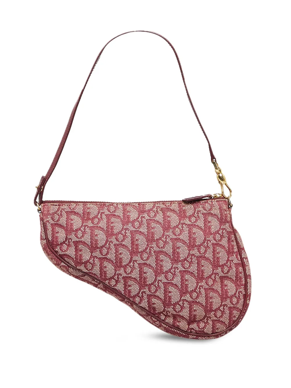 Christian Dior pre-owned mini Trotter Saddle shoulder bag - Rood