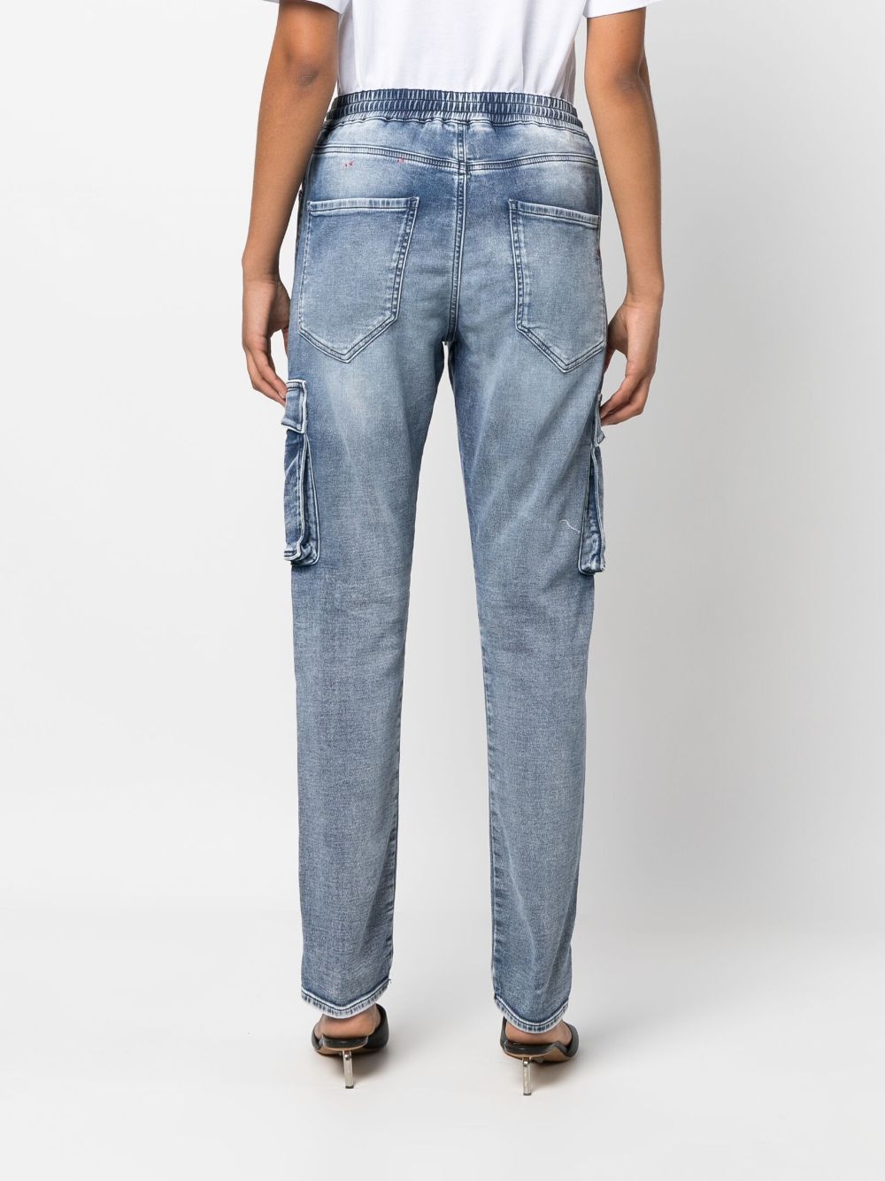 Diesel D-Ursy drawstring tapered jeans Women