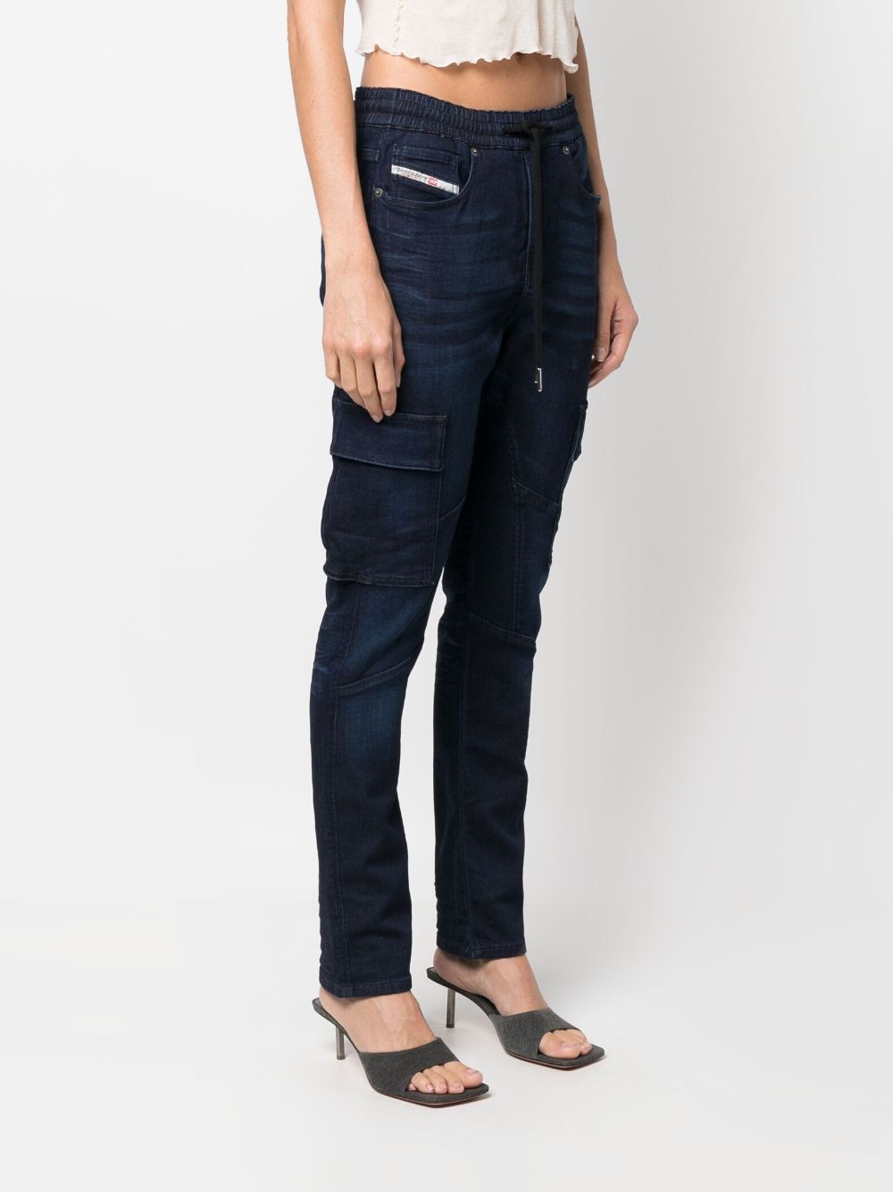 Diesel D-Ursy Track tapered-leg jeans Women