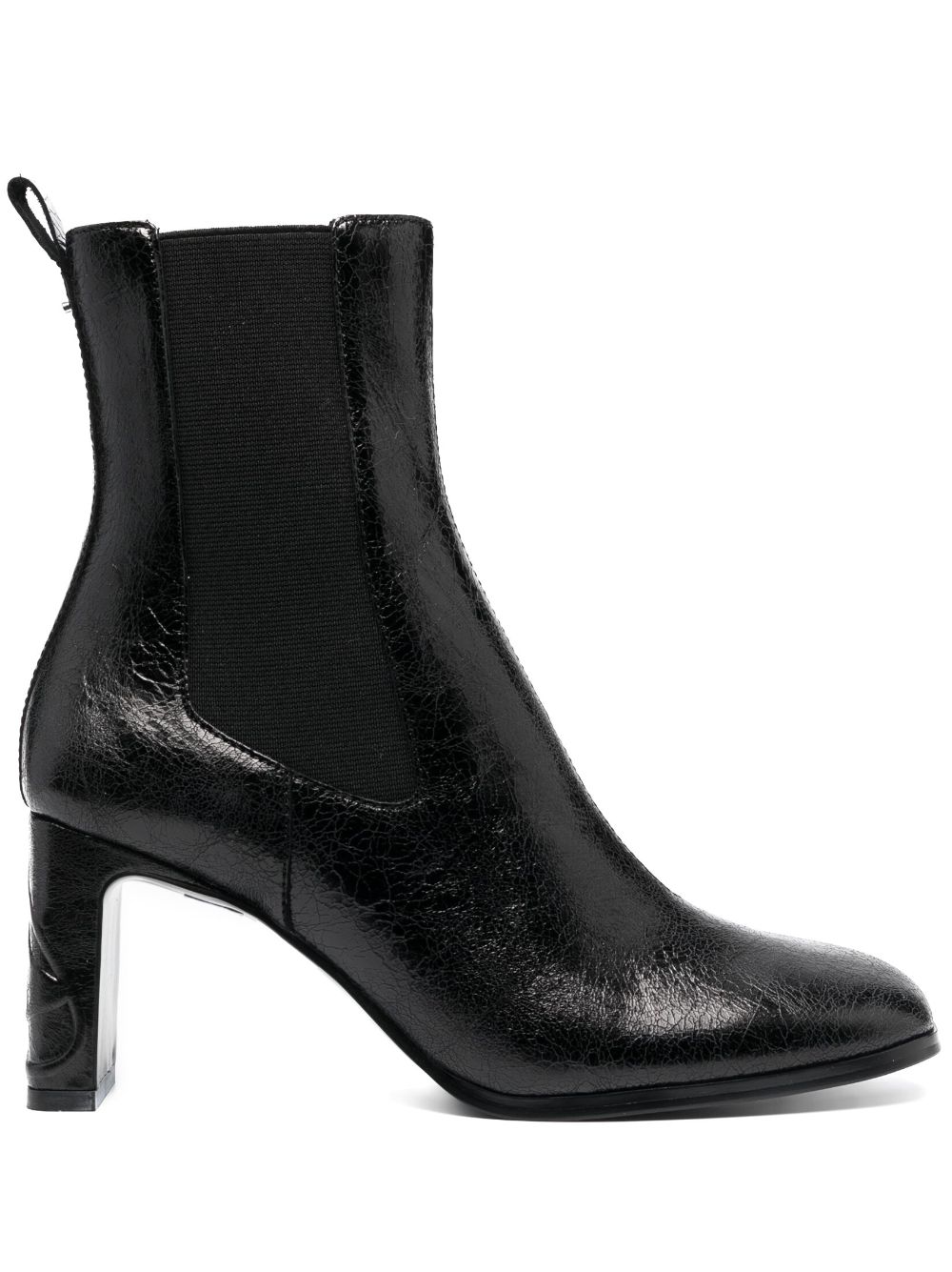 Diesel D-giove Ab 75mm Ankle Boots In Black