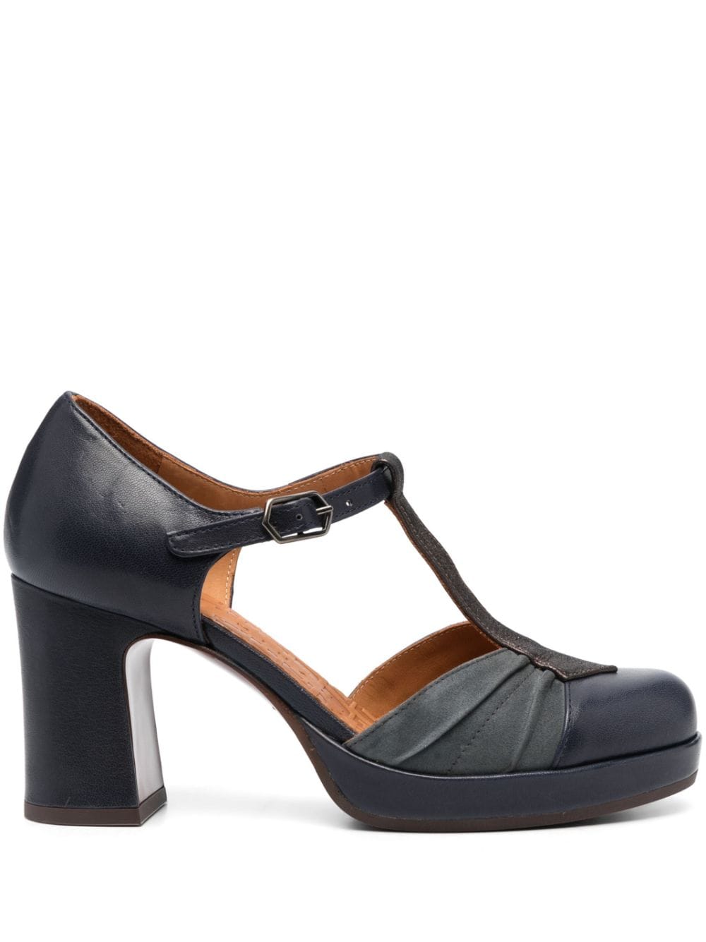 CHIE MIHARA 80MM T-BAR LEATHER PUMPS