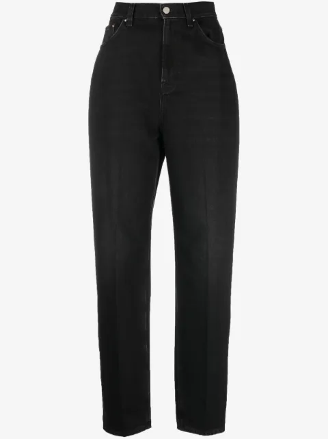 TOTEME faded-effect tapered-leg jeans