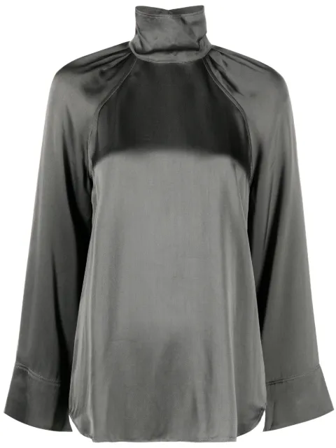 TOTEME funnel-neck long-sleeve top