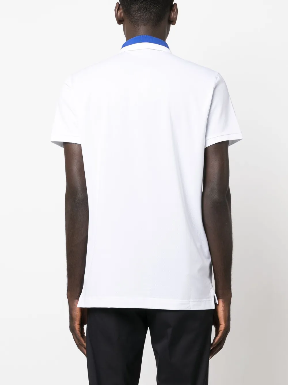 J. Lindeberg Benji Logo-print Polo Shirt In White