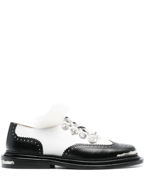 Derbies bicolores à ornements 35 mm - Toga Pulla - Modalova