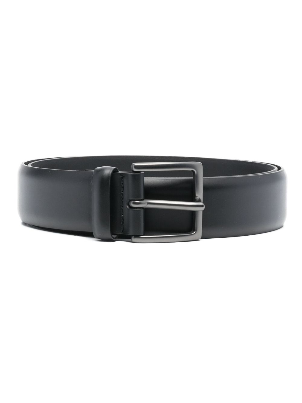 Orciani buckle-fastening leather belt - Black