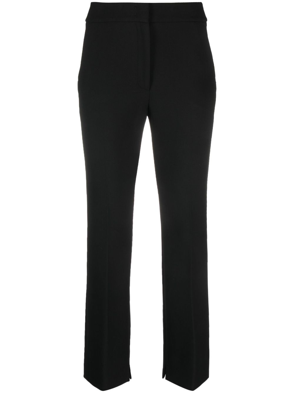 Peserico high-waist straight-leg trousers - Black