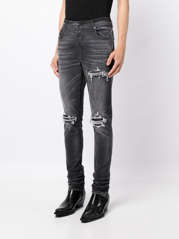 AMIRI Mx1 Distressed Skinny Jeans - Farfetch