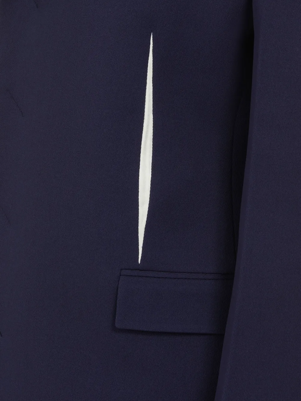 Ferragamo Jack met dubbele rij knopen Blauw