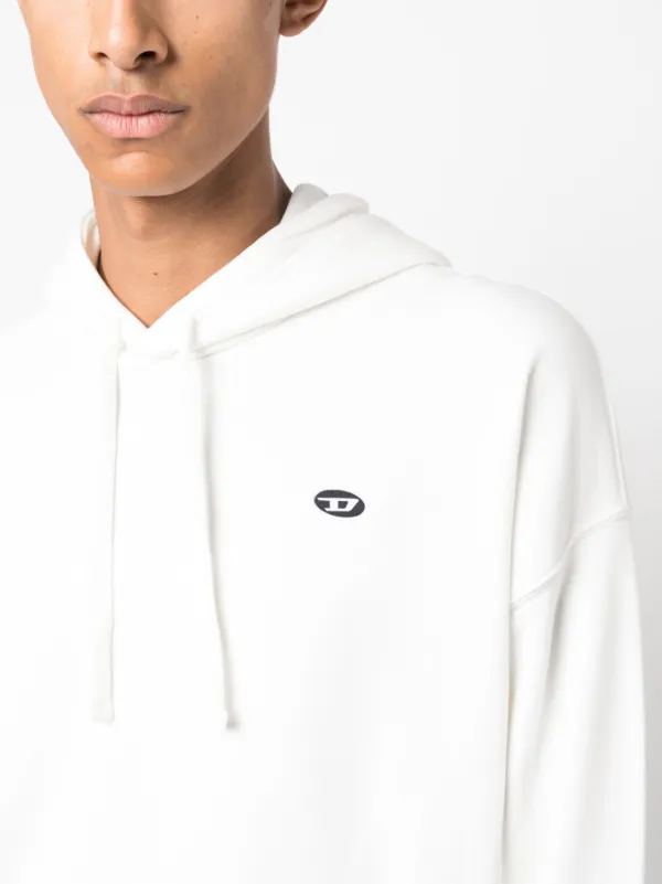 国内直営【DIESEL】S-ROB-HOOD-DOVAL-PJ スウェットパーカー S-ROB-HOOD-DOVAL-PJ Man: Hoodie with oval D patch | Diesel