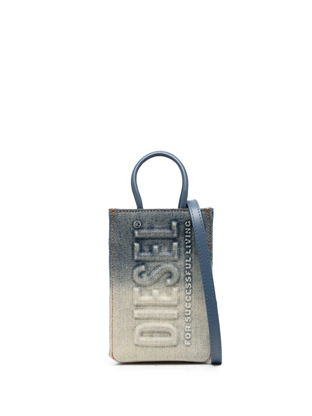 Diesel logoembossed Denim Tote Bag Farfetch