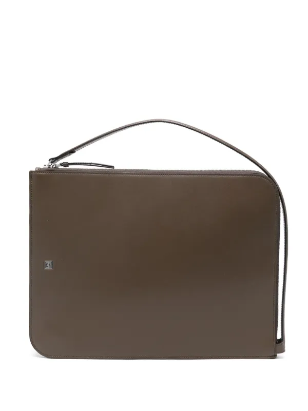 【toteme】トート レザーバッグ Belted grained-leather tote black – TOTEME