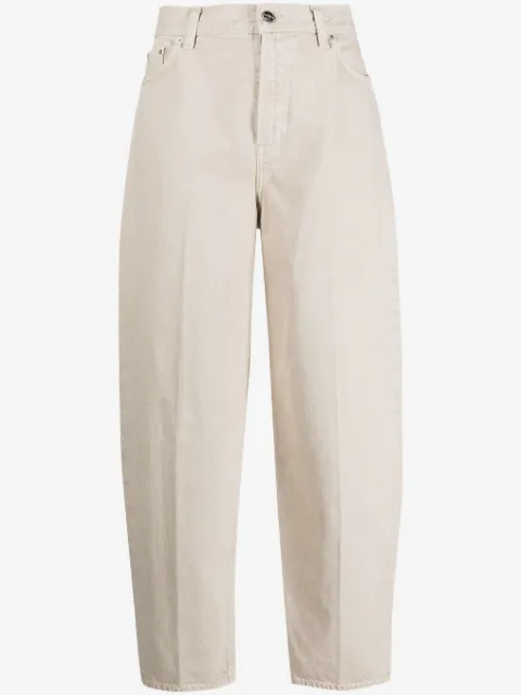 TOTEME high-waist tapered-leg jeans