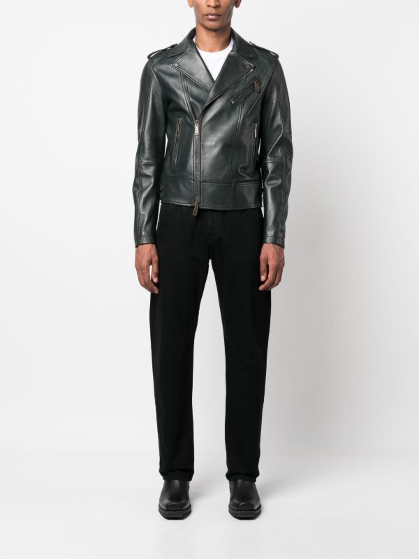 Saint laurent motorcycle on sale jacket in lambskin