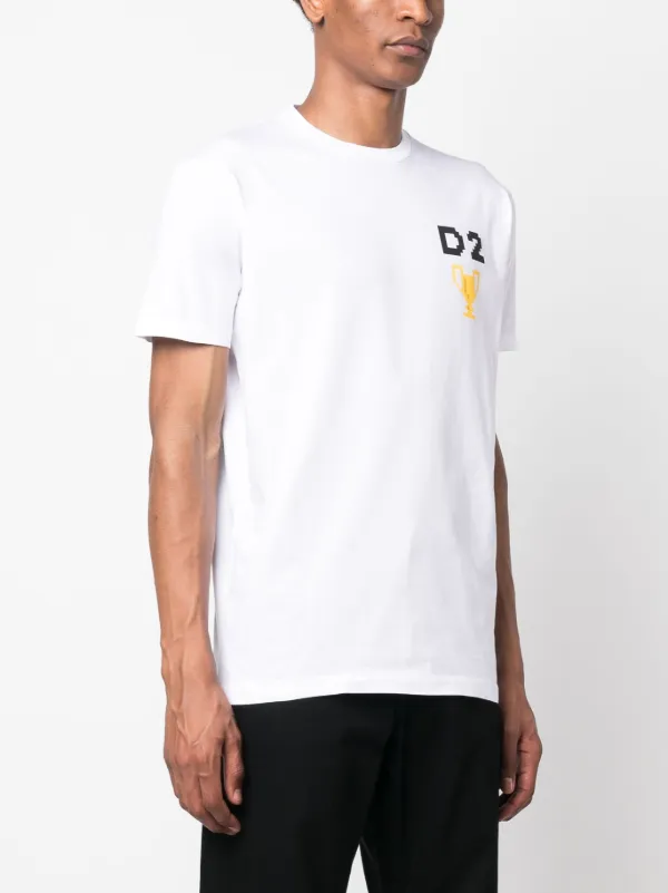 セブンイレブン 冬ギフト カタログ White | T-shirt short-sleeve pixel-print DSQUARED2 | JO FARFETCH トップス
