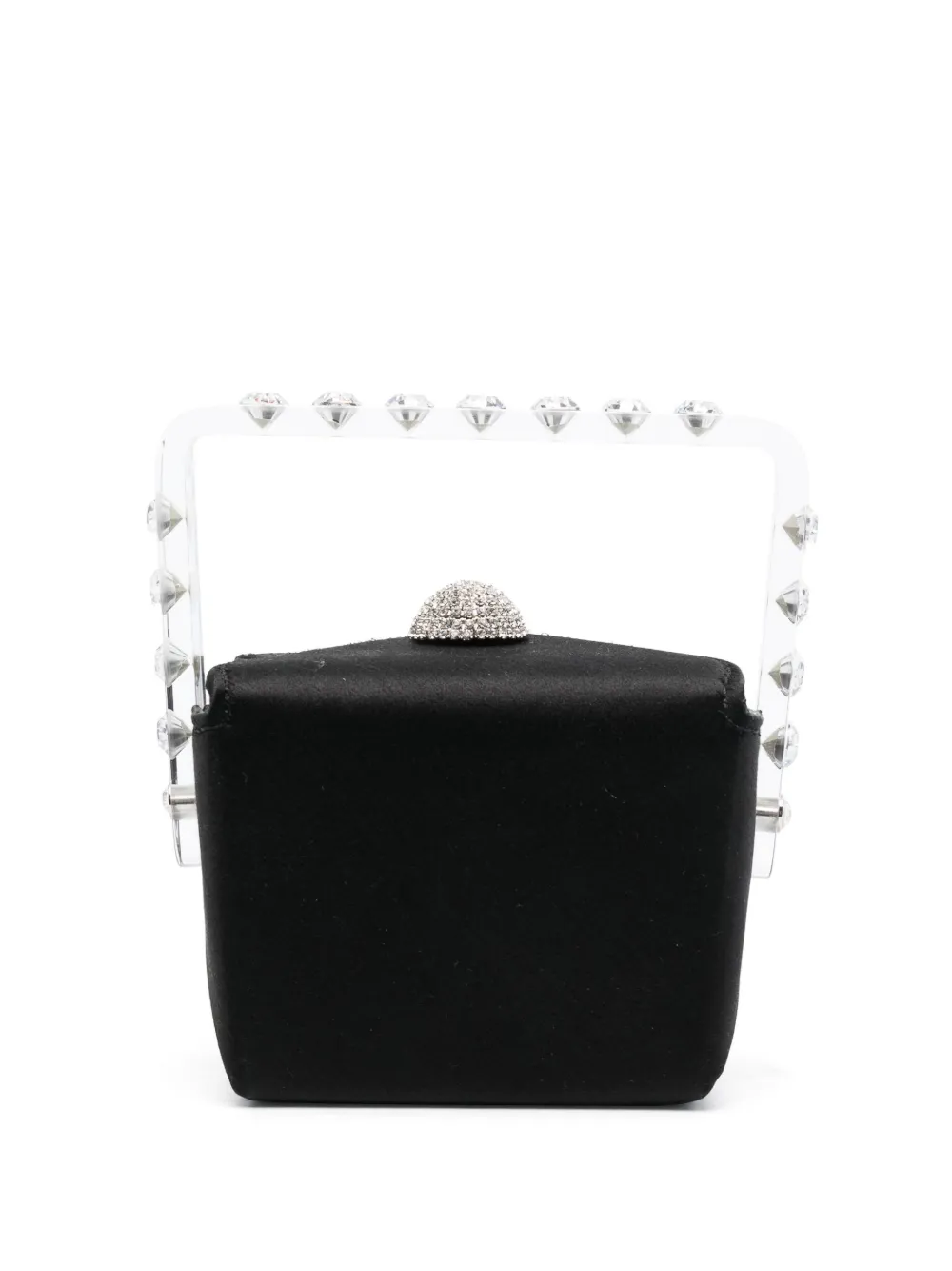 Aquazzura Noodle Box mini-tas Zwart