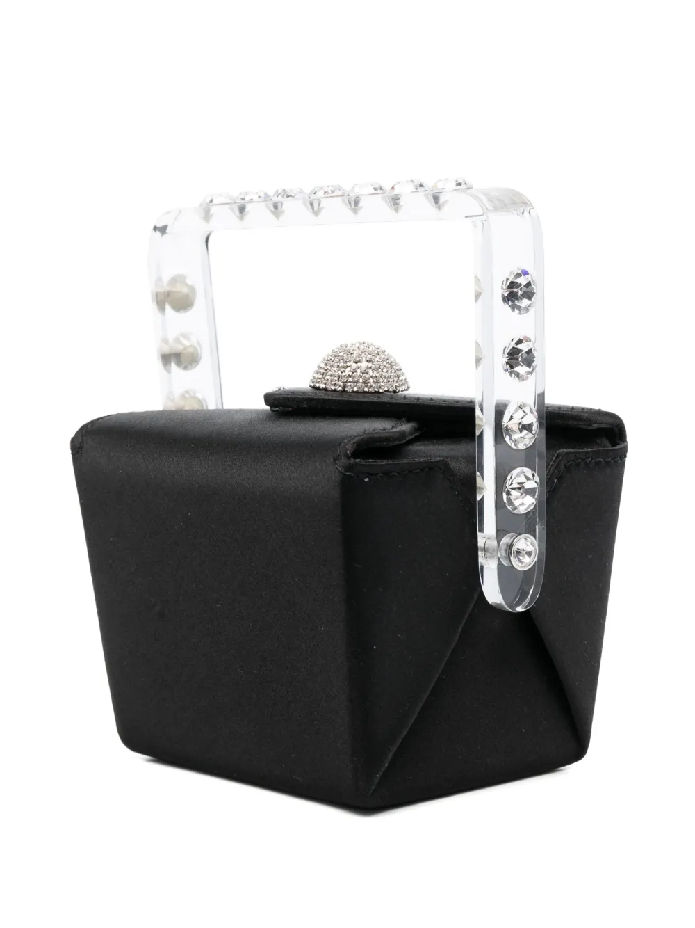 Aquazzura Noodle Box mini-tas Zwart