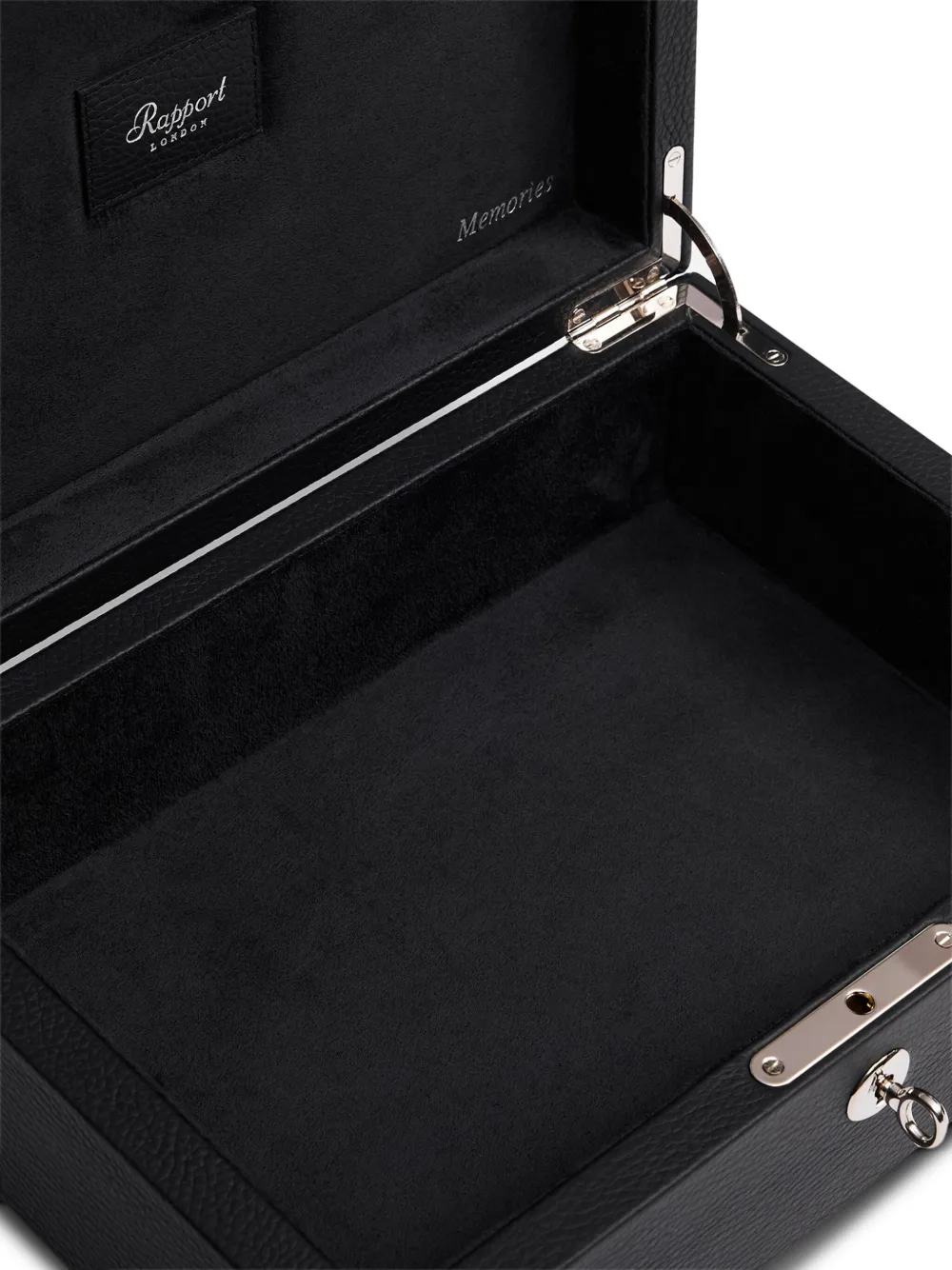 Shop Rapport Tuxedo Collection Jewellery Box In Black