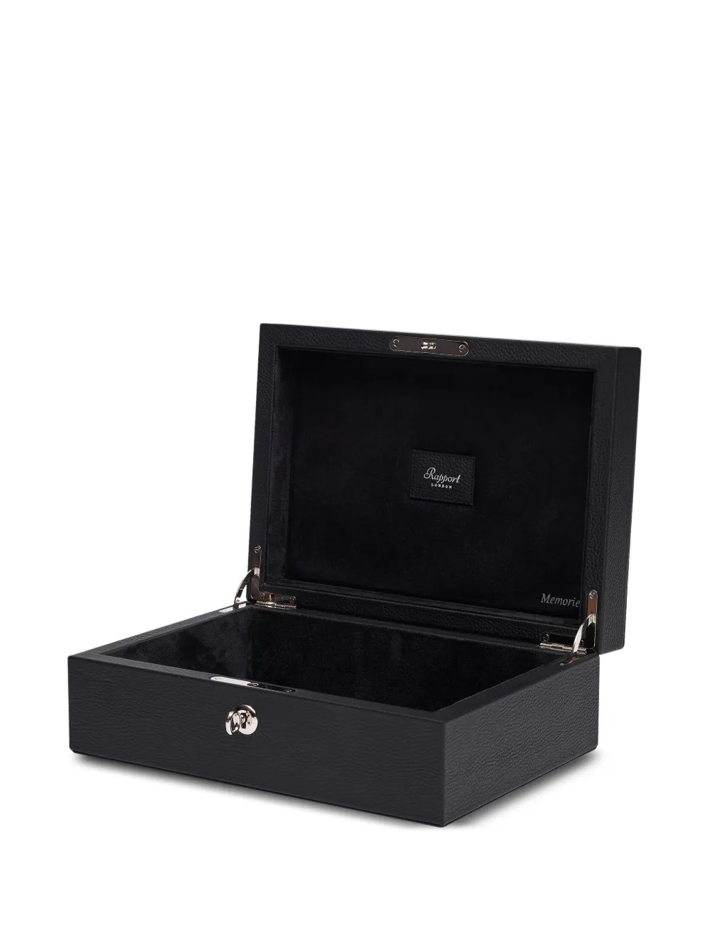 Shop Rapport Tuxedo Collection Jewellery Box In Black