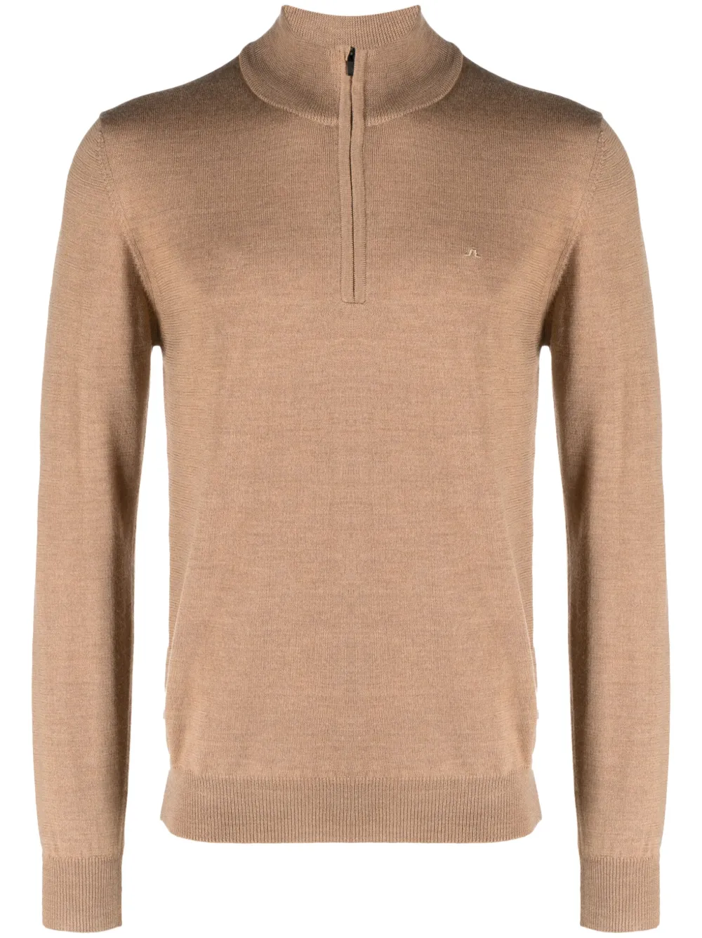 J.Lindeberg Kiyan half-zip merino wool jumper | Neutrals | Image 1
