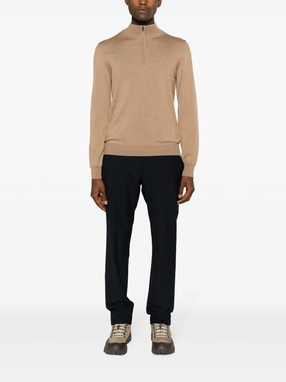 J.Lindeberg Trui van merinowol - Beige