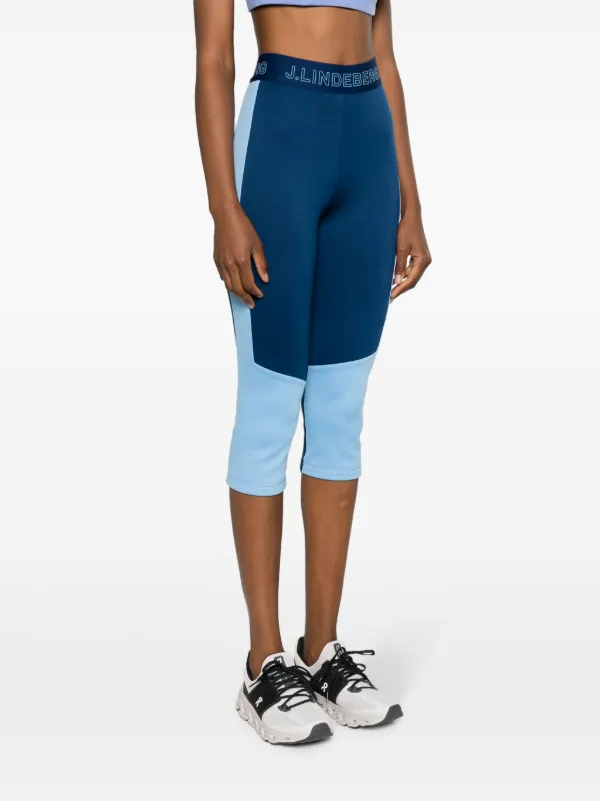 J.Lindeberg Powerline Cropped Leggings | Blue | FARFETCH