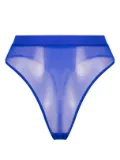 Maison Close Corps à Corps high-waisted thong - Blue