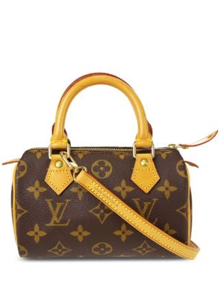 LOUIS VUITTON BROWN MONOGRAM MINI SPEEDY BAG