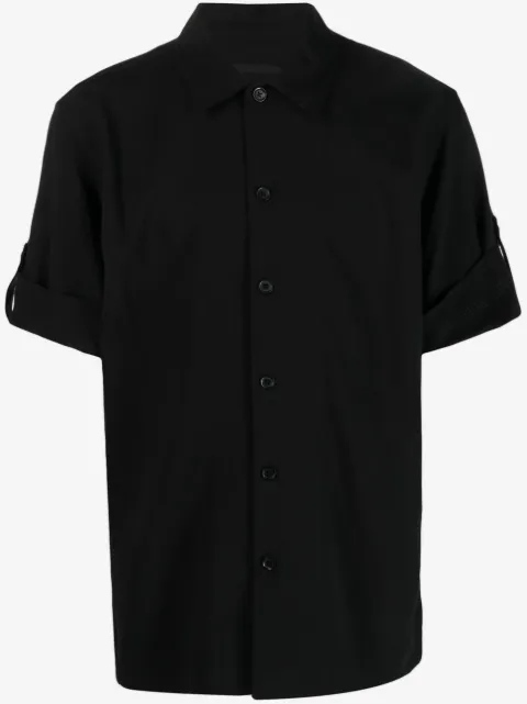 Helmut Lang camisa manga corta con botones