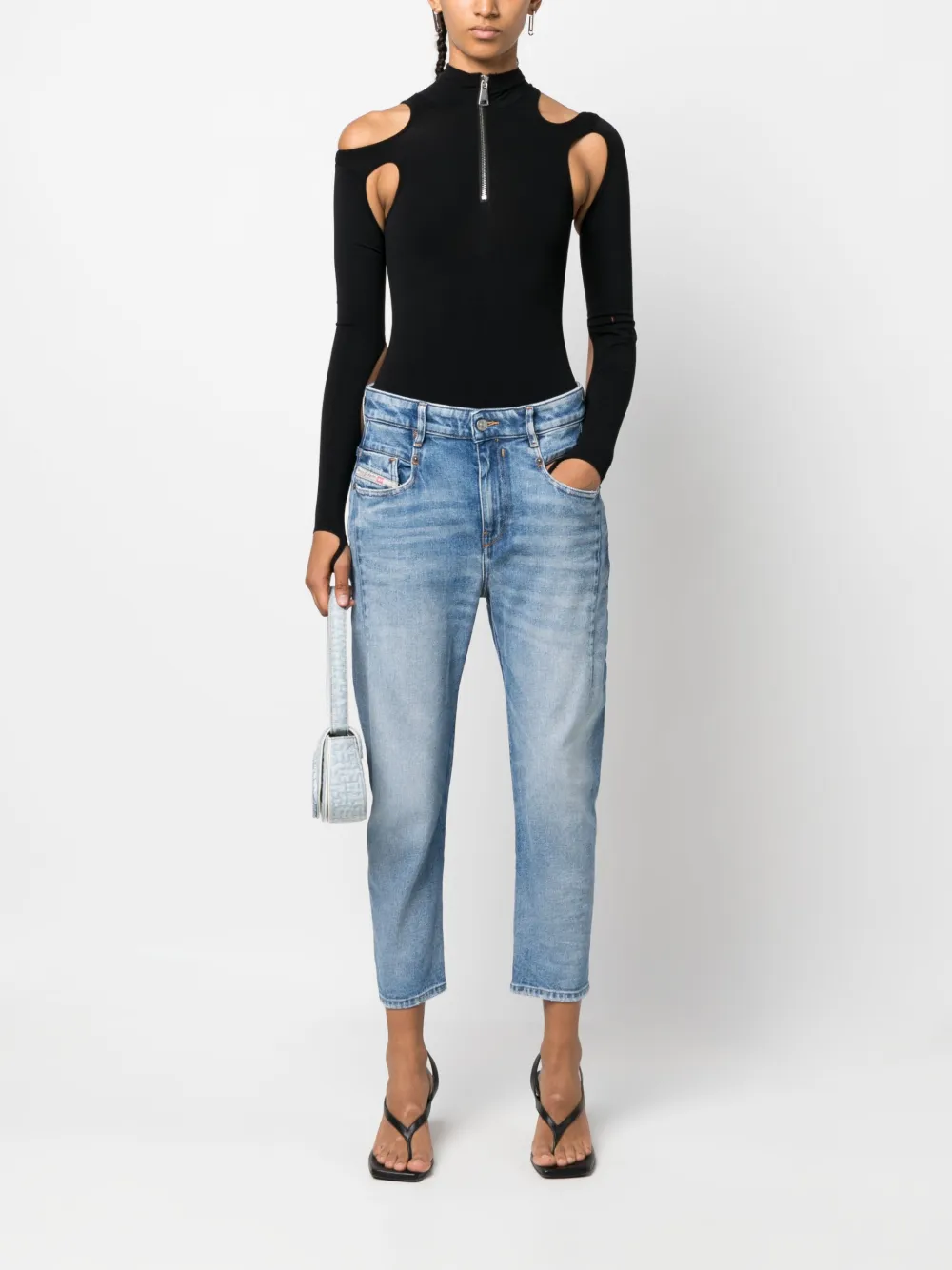 Diesel D-Faiza boyfriend jeans - Blauw