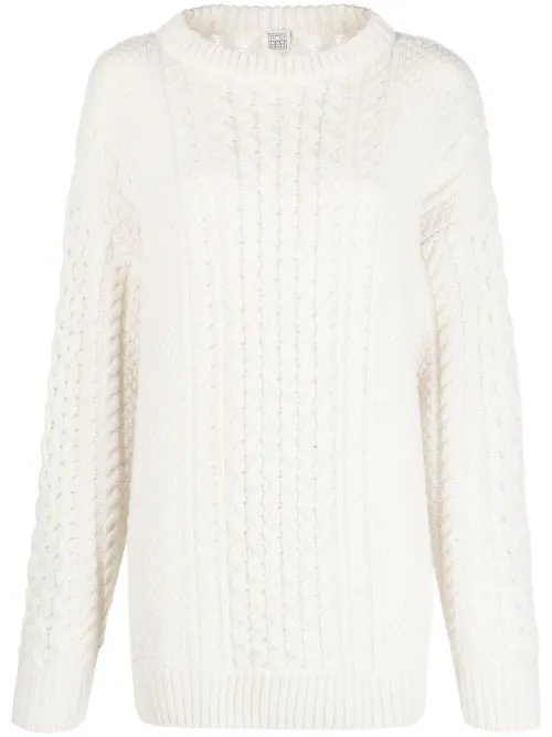 Pull en maille torsadée - TOTEME - Modalova