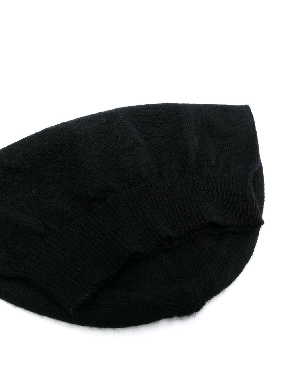 Rick Owens fine-knit cashmere beanie - Zwart