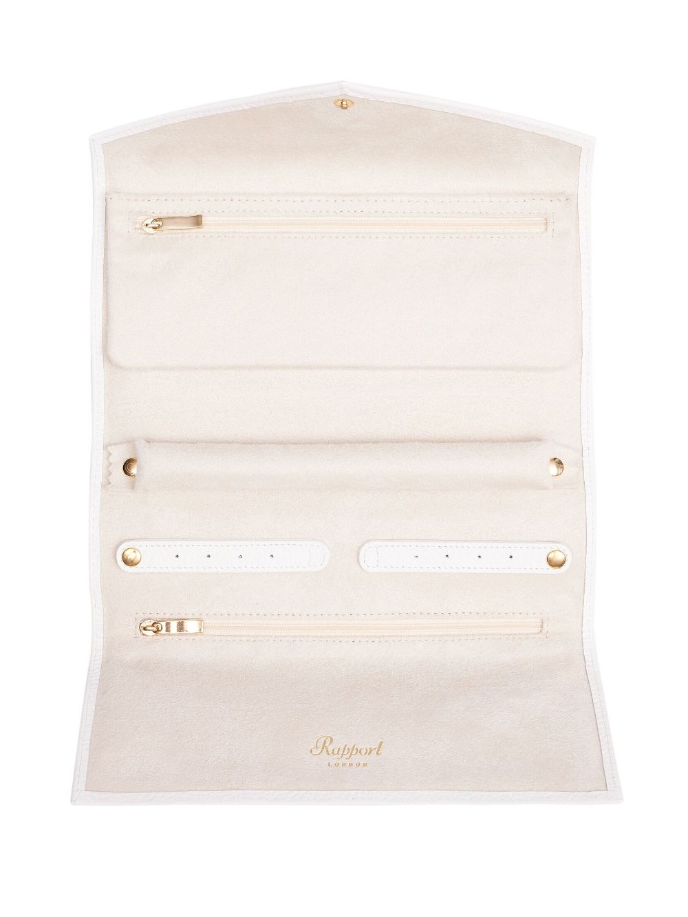 Shop Rapport Tuxedo Collection Jewellery Roll In White