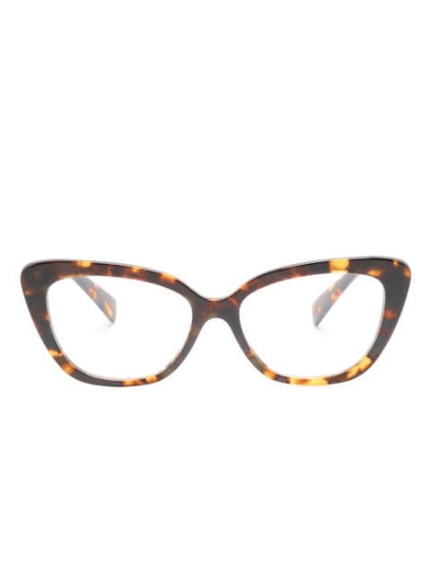 Miu Miu Eyewear tortoiseshell-effect cat-eye glasses