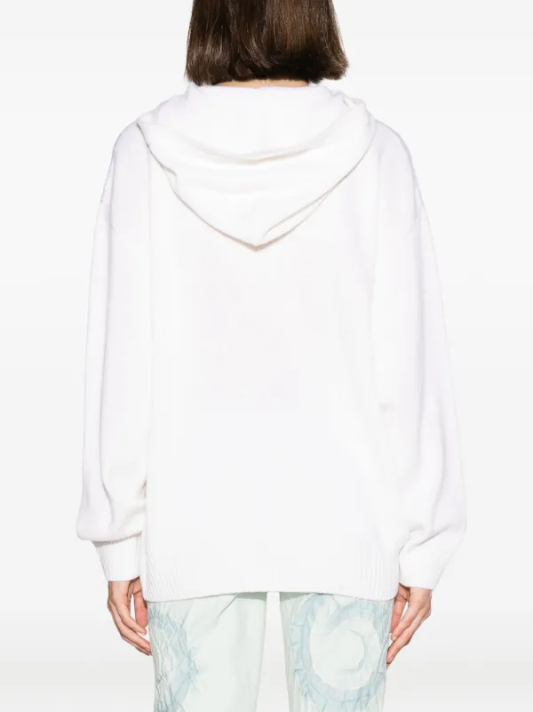 MSGM ロゴ パーカー | ホワイト | FARFETCH JP