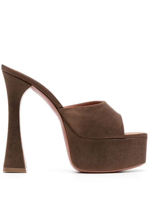 Amina Muaddi 140mm Dalida platform sandals
