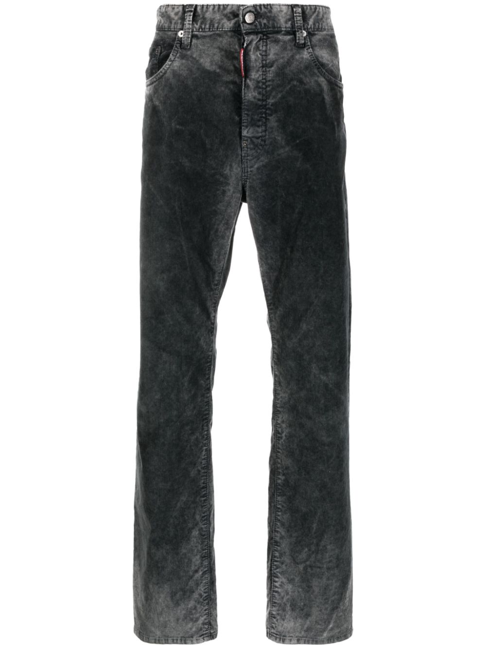 mid-rise corduroy trousers